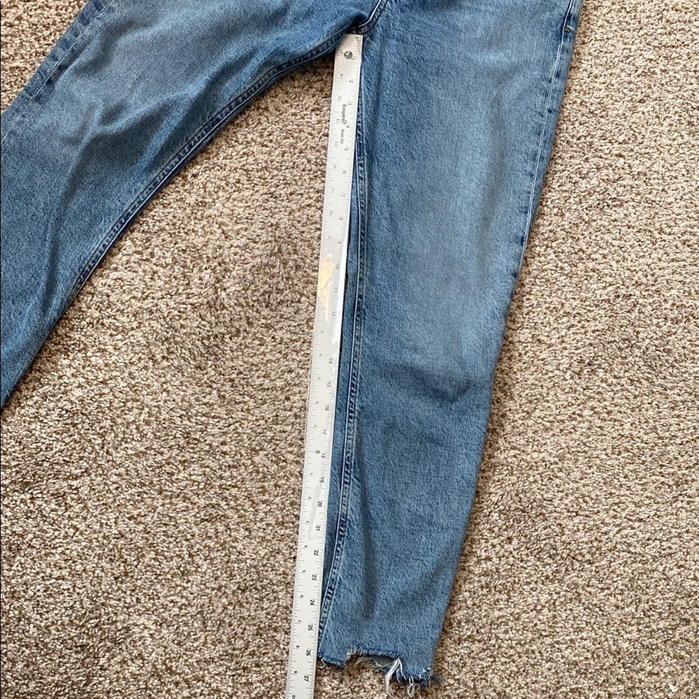 Agolde Nico HighWaist ButtonFly Distressed Jeans A093D-3002 Organic Cotton. 28 - Picture 14 of 15